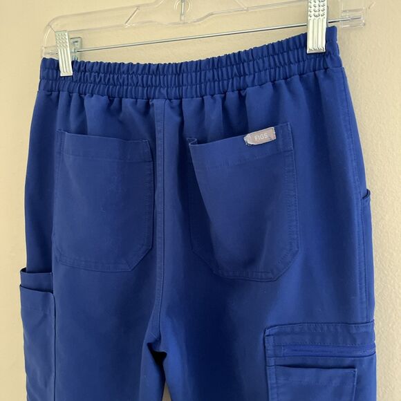 FIGS Technical Collection Cargo Scrub Pants Style TW2000T, Royal Blue- Size XS T - Picture 7 of 8